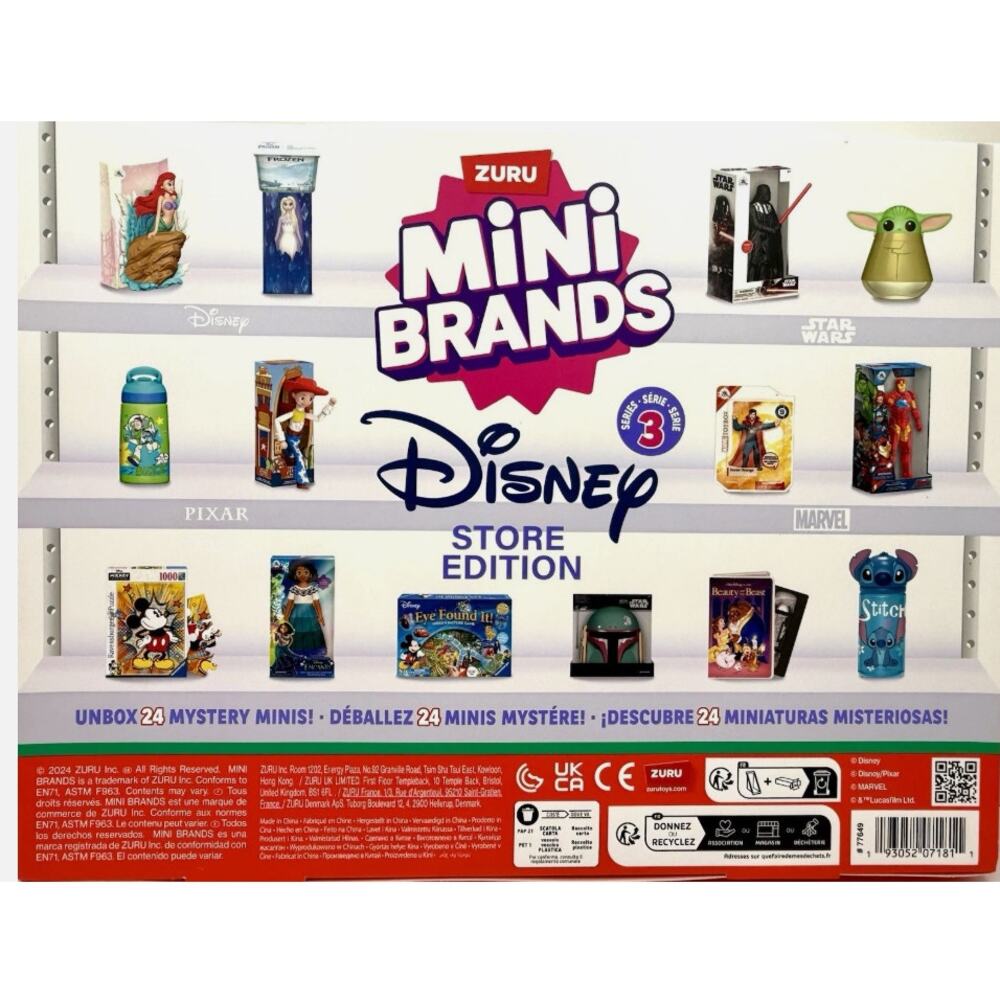 Mini Brands Disney Store Edition Advent Calendar 24 Minis Series 3  NWT